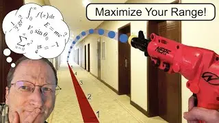 How to Maximize the Range of a Projectile Launched Indoors from a Handheld Device