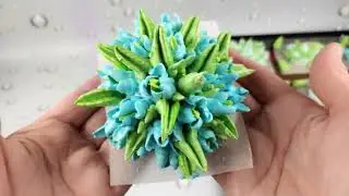 🌷ПОДСНЕЖНИКИ из ЗАВАРНОГО ЗЕФИРА!!!🌺 Подробный видеоурок!💖