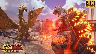 Godzilla vs King Ghidorah - Gigabash (4K 60FPS)