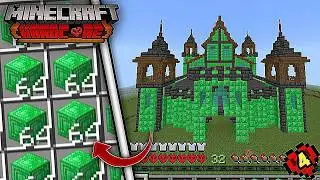 I Built an Emerald Castle in Minecraft Hardcore (#4)
