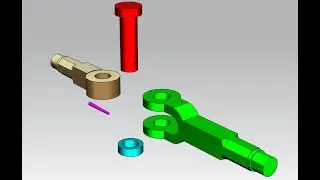 Knuckle Joint Assembly (3-D Animation) | Aman Dattani