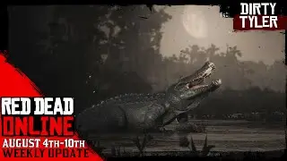 Red Dead Online NEW LEGENDARY ANIMALS THE TECA AND SUN GATORS RDR2
