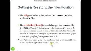 Python #84 Data File Handling Getting & Setting File Position Part 5