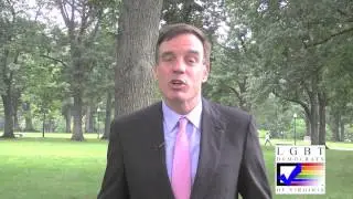Presentation of the Mark R. Warner Award of Political Leadership by LGBT Democrats of Virginia