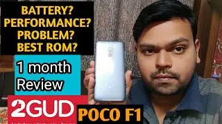 POCO F1 6gb 128gb Black from 2Gud Review 1 month || Second hand Poco F1 #pocof1 #2gud #flipkart