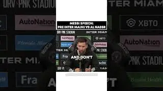 Messi Speech Before Al Nassr Game #messi #ronaldo #alnassr #intermiami