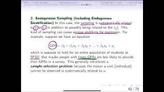 9.5ab Nonrandom Sampling and Missing data