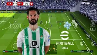 EFOOTBALL PES 2024 PPSSPP ORIGINAL PS5 On Android& ISO BEST Graphics Offline