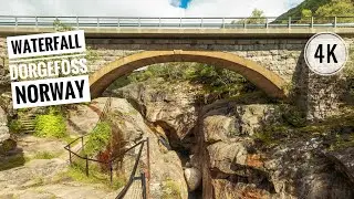 Norway Waterfall Dorgefossen - 2022- 4k