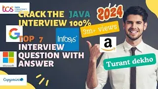 Top 7 TCS java interview Question and Answer