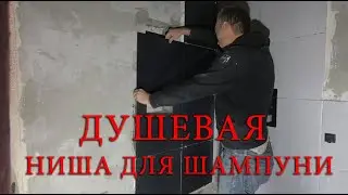 Душевая. Ниша для шампуни