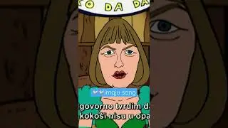 Prevedeno s kokošjeg, hrvatski titl… #lakunochrvatska #lnh #funny #comedy #croatiafilm
