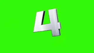 Countdown from 5 to 1 and Go Green Screen Copyright Free #greenscreen #green#greenscreenbaap