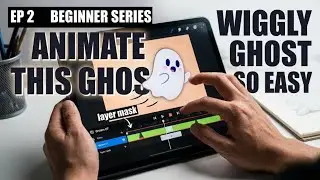 Animate a Wiggly Ghost in Procreate Dreams (Beginner Friendly Tutorial)