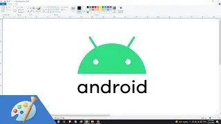 How to draw ANDROID logo using MS Paint