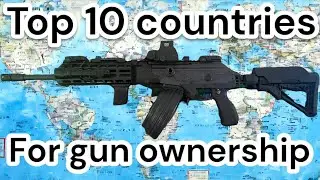 Top 10 countries for gun ownership
