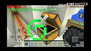 Minecraft PE Minigame EP.1 ใหนอะเส้นชัย