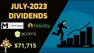 July-2023 dividends from my $72K portfolio