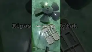 Bongkar Kipas Angin Kotak yang tidak bisa berputar #shorts #kipasangin