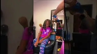 Her First Silk Press Ft. Kwik Fingers
