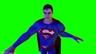 Superman having a bad hair day machine 3D ANIMATION and as I am in the groove me doing the theme