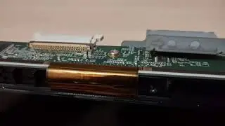 Одна из причин вертикальных полос на матрице .