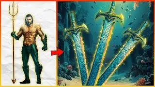Superhero Blades ⚔️: Marvel and DC Heroes Become Battle Swords