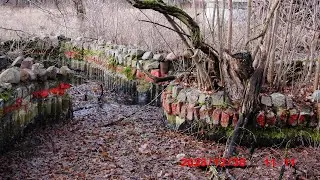 ГСВГ. Neues Lager, декоративный бассейн, фонтан на территории 141ВШП,рядом с чайной 30.12.2023