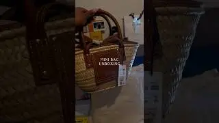 Unboxing Jacquemus Le petit panier Soli bag #unboxing #jacquemus #Shorts #summerbag #luxury