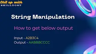 Java Coding Interview: Expand Character Pattern | A2B2C2 | String Manipulation Explained