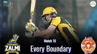 PSL 2021 || Match 10 || Every Boundary || Peshawar Zalmivs Islamabad United|| Cricket Huz