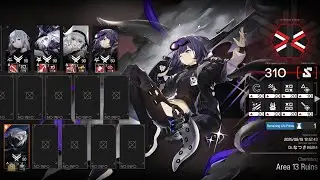 Arknights | CC#3 Area 13 Ruins | AFK 310 (MAX) in 2 move | Extinguished Sins | Rotating #2