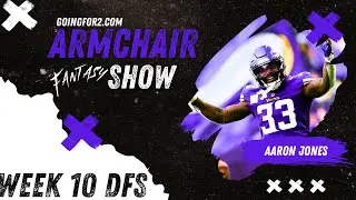 AFS404: NFL Week 10 DFS Draftkings Top Picks and Values (Fantasy Football)