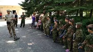 Совместный отдых детей и родителей ДША Крепость на полигоне26,  лазертаг(13)
