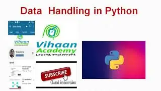 Data Handling(Python in Hindi)
