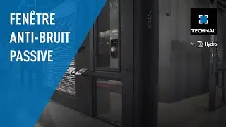 [INNOVATION] Fenêtre anti-bruit passive, coulissant et ouvrant de ventilation by Technal