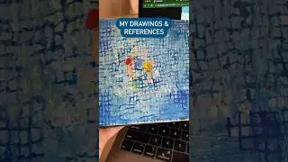 Short Sketchbook tour using image references from Pinterest 