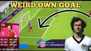 WEIRD OWN GOAL By F.BECKENBAUER 