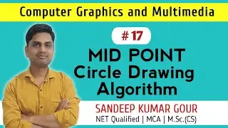 Mid Point Circle Drawing Algorithm | 8 Way symmetry of circle