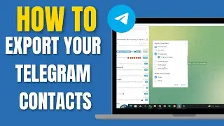 How To Export Your Telegram Contacts | Export Telegram Contacts