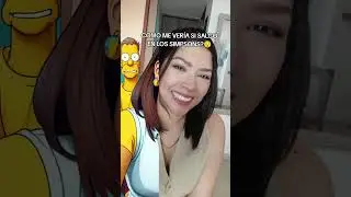 CÓMO ME VERÍA SI SALGO EN LOS SIMPSONS?🥹🤌 #contenido #sshorts #shorts #ytshorts #thesimpsons