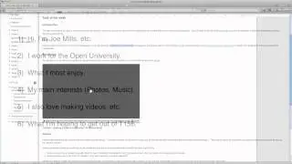 T156 - creating an introductory video (Part 1).