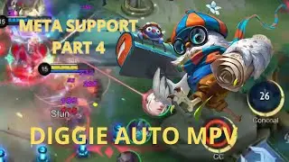 META SUPPORT PART 4 !!!! MIYA x DIGGIE !!! DIGGIE YANG MPV !!!!!! - Mobile Legends
