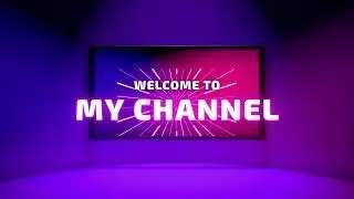 Welcome to My Channel | Futuristic Gaming  Intro