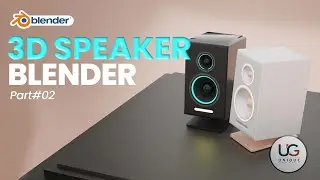 3D Speaker Modeling PART#02 (2/2) | blender 2.9 | Unique Graphic