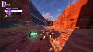 Chilling on Rocket Racing