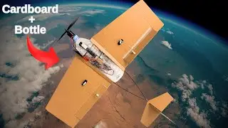 [ Carboard + Bottle = PLANE ] YOU WON’T BELIEVE YOU CAN MAKE THIS PLANE FROM TRASH! 😲✨