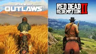 Star Wars Outlaws vs Red Dead Redemption 2 | Graphics, Physics and Details Comparison
