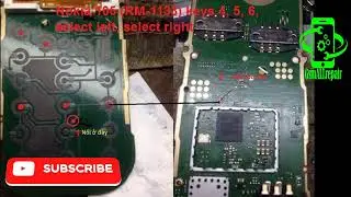 Nokia 105 RM 1133 keys 4, 5, 6, select left, select right