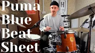 Puma Blue - Beat Sheet // (She's) Just a Phase - Bruise Cruise - Moon Undah Water // Drum Lesson